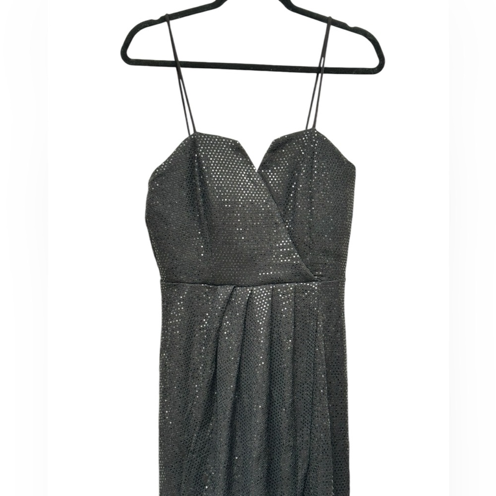 Alexa B Nites Black Sequin Dress size 10 - Picture 2 of 10